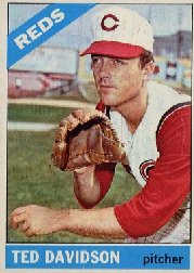 1966 Topps Baseball Cards      089      Ted Davidson